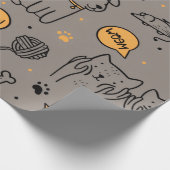 PAPIER CADEAU CUT CHAT&DOG (Coin)