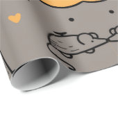 PAPIER CADEAU CUT CHAT&DOG (Coin rond)