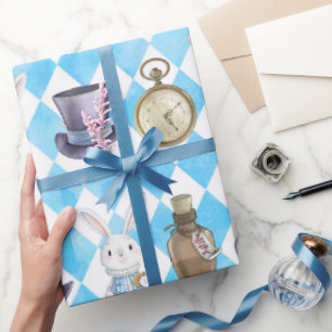 Papier Cadeau Cute Alice dans Wonderland Wrapper Paper