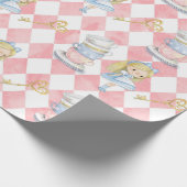 Papier Cadeau Cute Alice in Wonderland Papier d'enveloppement ca (Coin)