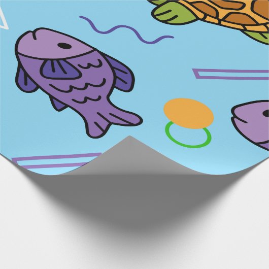 Papier Cadeau Cute Animal Design Papier Motif transparent (Coin)