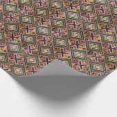 Papier Cadeau Cute Art Deco tiled pattern  (Coin)