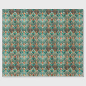 Papier Cadeau Cute Art Deco tiled pattern  (Plat)