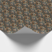 Papier Cadeau Cute Art Deco tiled pattern  (Coin)