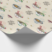 Papier Cadeau Cute asiatique, nouille Ramen (Coin)