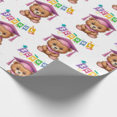 Papier Cadeau Cute bear Kindergarten Graduation Invitation (Coin)