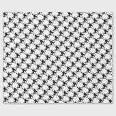 Papier Cadeau Cute Black Cats Halloween Papier à envelopper (Plat)