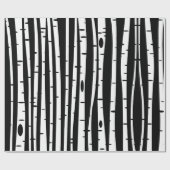 Papier Cadeau Cute black white tree pattern mouse pad drum stick (Plat)