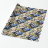 Papier Cadeau Cute Boy Your Photo Motif Glossy (Déroulé)