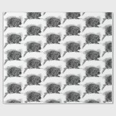 Papier Cadeau Cute Bristly Hedgehog Thunder_Cove (Plat)