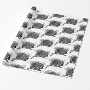 Papier Cadeau Cute Bristly Hedgehog Thunder_Cove