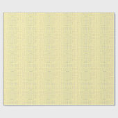 Papier Cadeau Cute Bunny Animals Pastel colors Customizable! (Plat)