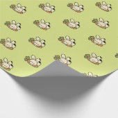 Papier Cadeau Cute Bunny Pattern Wrapping Paper (Coin)