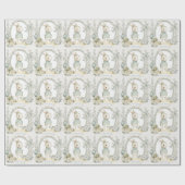 Papier Cadeau Cute Bunny Rabbit Baby Love (Plat)