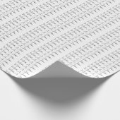 Papier Cadeau Cute Calligraphy Créative tendance Nom personnalis (Coin)