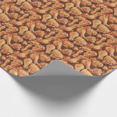 Papier Cadeau Cute carrelé motif de poulet frit (Coin)