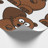 Papier Cadeau Cute Cartoon Beaver Funny Bois Animal