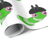 Papier Cadeau Cute Caterpillar (Coin rond)