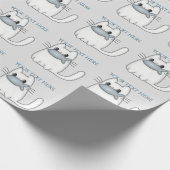 Papier Cadeau Cute chat avec poisson Prix (Coin)