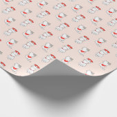 Papier Cadeau Cute Chats et Coeurs (Coin)