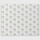 Papier Cadeau Cute Chic Garçon Vêtements de bébé Baby shower ess (Plat)