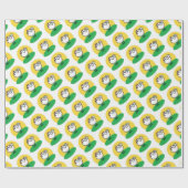 Papier Cadeau Cute Chicken (Plat)