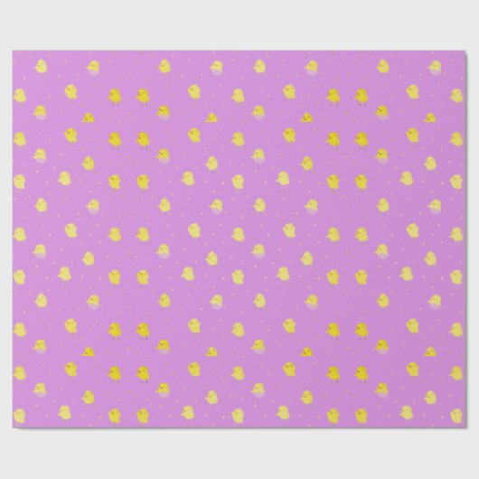 Papier Cadeau Cute Chicks (Plat)