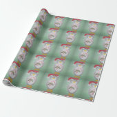 Papier Cadeau Cute Christmas Penguin (Déroulé)