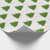 Papier Cadeau Cute Christmas Tree Pattern (Coin)