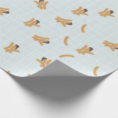 Papier Cadeau Cute Churros Wrapping Paper (Coin)