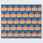 Papier Cadeau Cute Circus Ball Podium Cake (Plat)