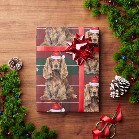 Papier Cadeau Cute Cocker Spaniel Fun Dog Lover Christmas (Cadeau de vacances)