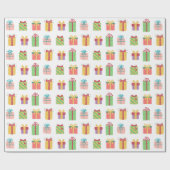 Papier Cadeau Cute Colorful Cadeaux Boxes Motif (Plat)