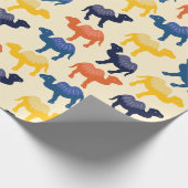 Papier Cadeau Cute Colorful Cartoon Camels (Coin)