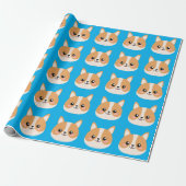 Papier Cadeau Cute Corgi (Déroulé)