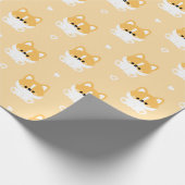 Papier Cadeau Cute Corgi (Coin)