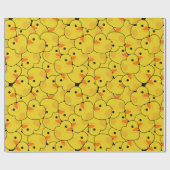 Papier Cadeau Cute Cruise Ducks Jaune Rubber Duckys (Plat)
