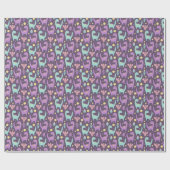 Papier Cadeau Cute Dinosaur (Plat)