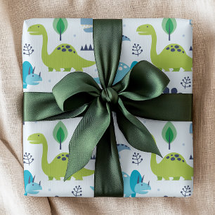 Papier Cadeau Cute Dinosaur Motif pour enfants