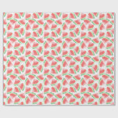 Papier Cadeau Cute Eté Kawaii Aquarelle (Plat)