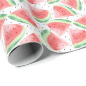 Papier Cadeau Cute Eté Kawaii Aquarelle (Coin rond)