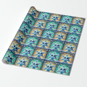 Papier Cadeau Cute flocon de neige 2