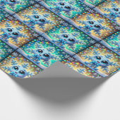 Papier Cadeau Cute flocon de neige 2 (Coin)