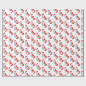 Papier Cadeau Cute Fox (Plat)