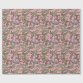 Papier Cadeau Cute Fun Camo – Bois Rose (Plat)
