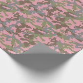 Papier Cadeau Cute Fun Camo – Bois Rose (Coin)