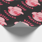 Papier Cadeau Cute Girl Rose Black Disco Casquette (Coin)