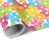 Papier Cadeau Cute Girly spring (Coin rond)