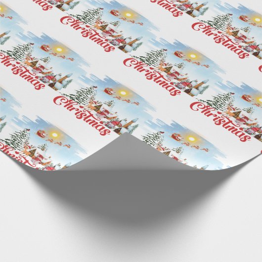 Papier Cadeau Cute Gnome (Coin)