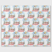 Papier Cadeau Cute Gnome (Plat)